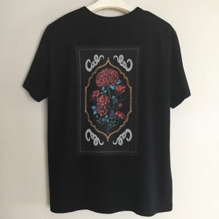 キャリー(CALEE)の完売 19ss 今季新作 Calee コラボ Tシャツ 半袖 蛇 薔薇(Tシャツ/カットソー(半袖/袖なし))