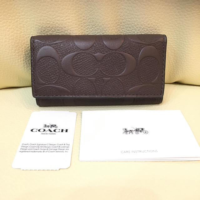 COACH(コーチ)のCOACH F66293 キーケース  シグネチャー  メンズ  未使用  メンズのファッション小物(キーケース)の商品写真