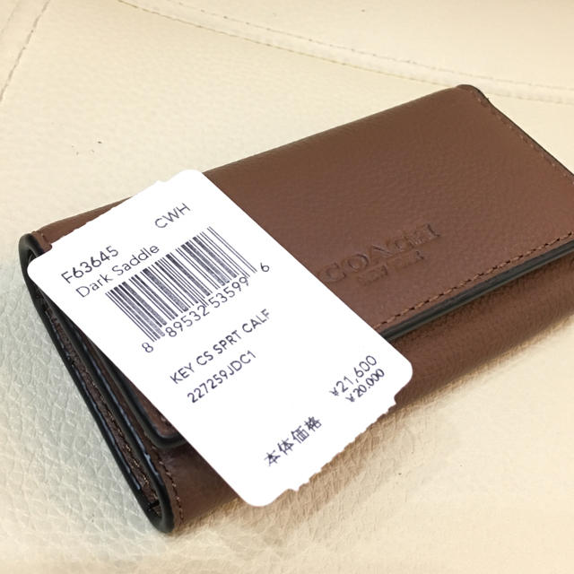 COACH - COACH F63645 未使用 メンズ キーケース の通販 by K COACH - COACH F63645 未使用 メンズ キーケース の通販 by K
