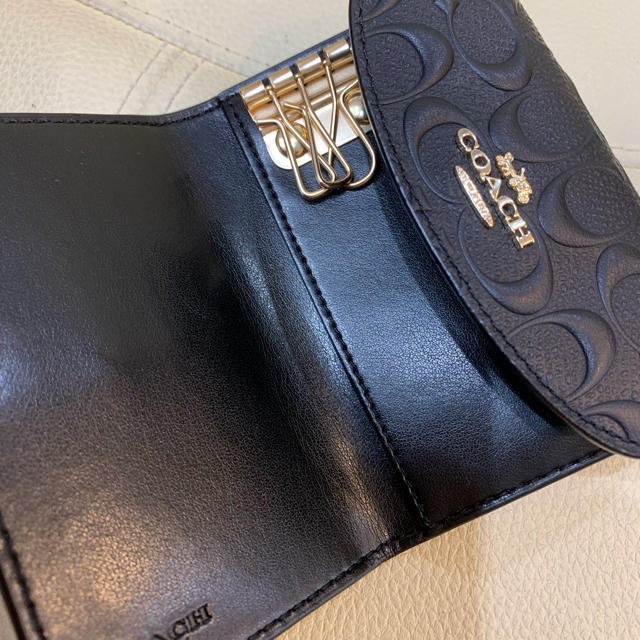 COACH(コーチ)のCOACH F73603 シグネチャー  キーケース  未使用 レディースのファッション小物(キーケース)の商品写真