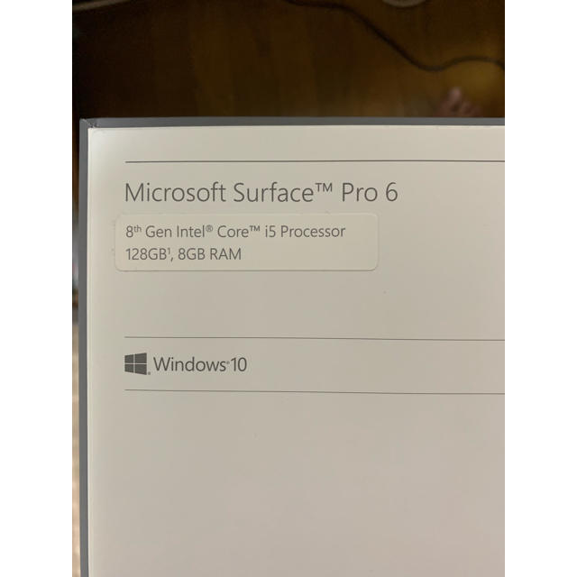 Microsoft(マイクロソフト)の［ほぼ新品］Surface Pro 6 Core i5 一式セット スマホ/家電/カメラのPC/タブレット(ノートPC)の商品写真