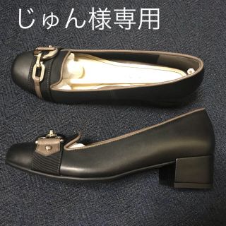 リーガル(REGAL)の【新品・未使用】REGAL パンプス ブラック(22.0cm)(ハイヒール/パンプス)