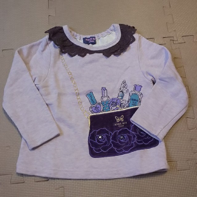 ANNA SUI mini(アナスイミニ)のアナスイミニ トレーナー 100 キッズ/ベビー/マタニティのキッズ服女の子用(90cm~)(Tシャツ/カットソー)の商品写真