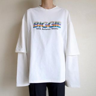 アンユーズド(UNUSED)のDAIRIKU biggie layered t-shirt(Tシャツ/カットソー(七分/長袖))