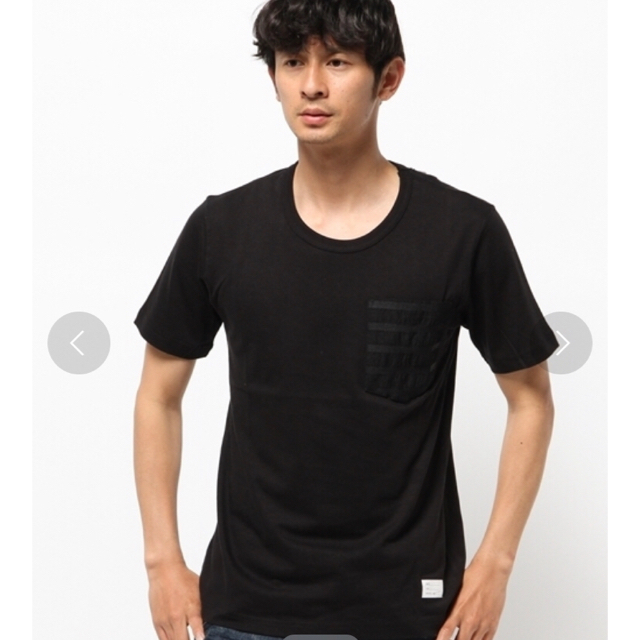 STUDIOUS(ステュディオス)のName. seersucker cotton tee サイズ2 美品 メンズのトップス(Tシャツ/カットソー(半袖/袖なし))の商品写真