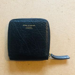 アクネ(ACNE)のacne studios 二つ折り財布 黒(折り財布)