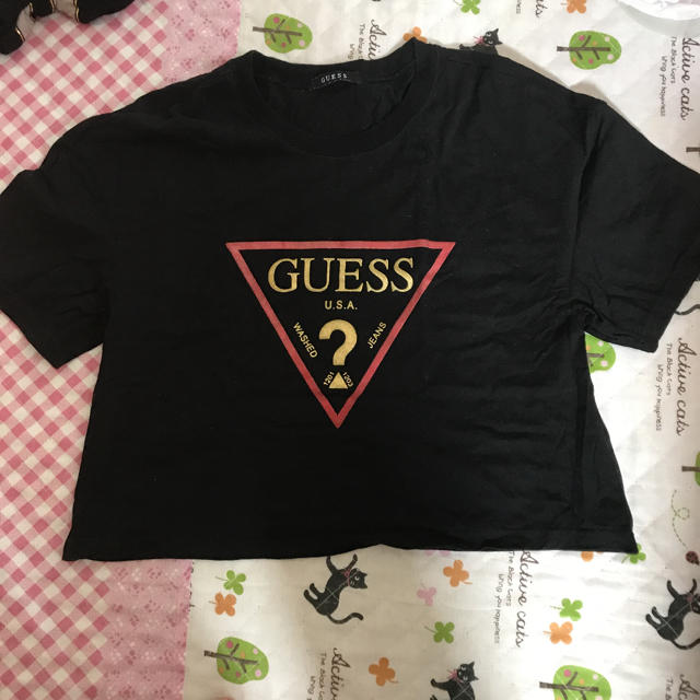 GUESS(ゲス)のGUESS Tシャツ ゲス 黒 レディースのトップス(Tシャツ(半袖/袖なし))の商品写真