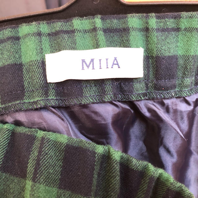 MIIA(ミーア)の【秋冬物】MIIA チェックスカート レディースのスカート(ひざ丈スカート)の商品写真