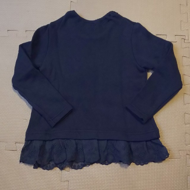 mezzo piano(メゾピアノ)のメゾピアノ トレーナー 100 キッズ/ベビー/マタニティのキッズ服女の子用(90cm~)(Tシャツ/カットソー)の商品写真