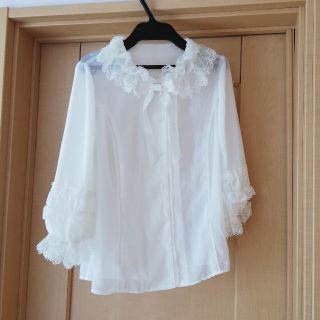 アンジェリックプリティー(Angelic Pretty)のホイップドールブラウス 白 Angelic Pretty(シャツ/ブラウス(半袖/袖なし))