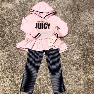 ジューシークチュール(Juicy Couture)のjuicy couture ジューシークチュール セットアップ 2T(Tシャツ/カットソー)