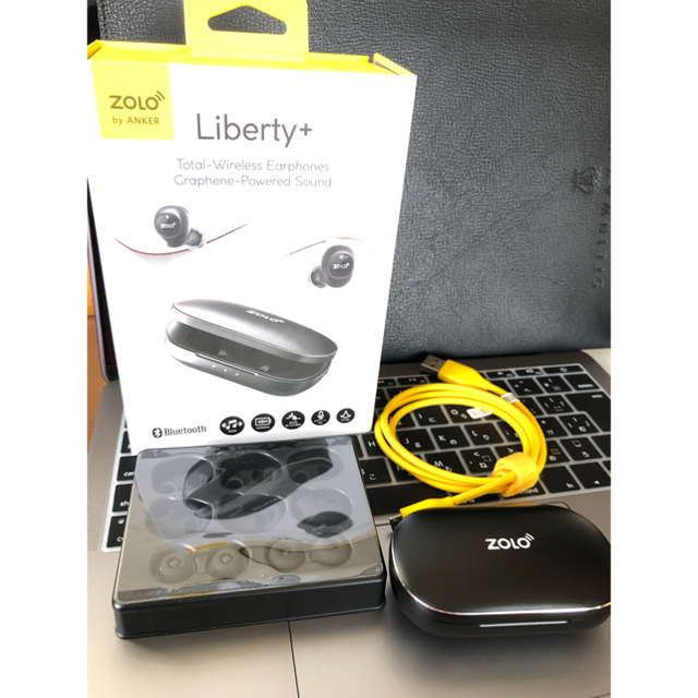 【保証期間内美品】Anker ZOLO Liberty+ (Black) スマホ/家電/カメラのオーディオ機器(ヘッドフォン/イヤフォン)の商品写真