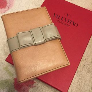 ヴァレンティノガラヴァーニ(valentino garavani)のVALENTINO♡リボン付き手帳6つ穴(その他)