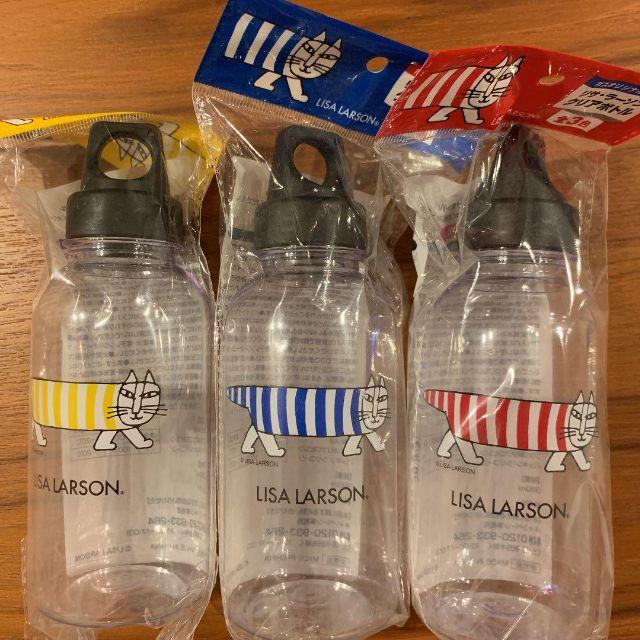 リサ・ラーソン クリアボトル 3個セット インテリア/住まい/日用品のキッチン/食器(容器)の商品写真