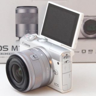 キヤノン(Canon)の★スマホ転送機能付♪キヤノン EOS M100ホワイト(ミラーレス一眼)