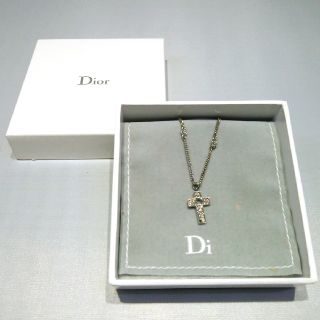 クリスチャンディオール(Christian Dior)のクリスチャンディオール　ネックレス　クロス　N(ネックレス)