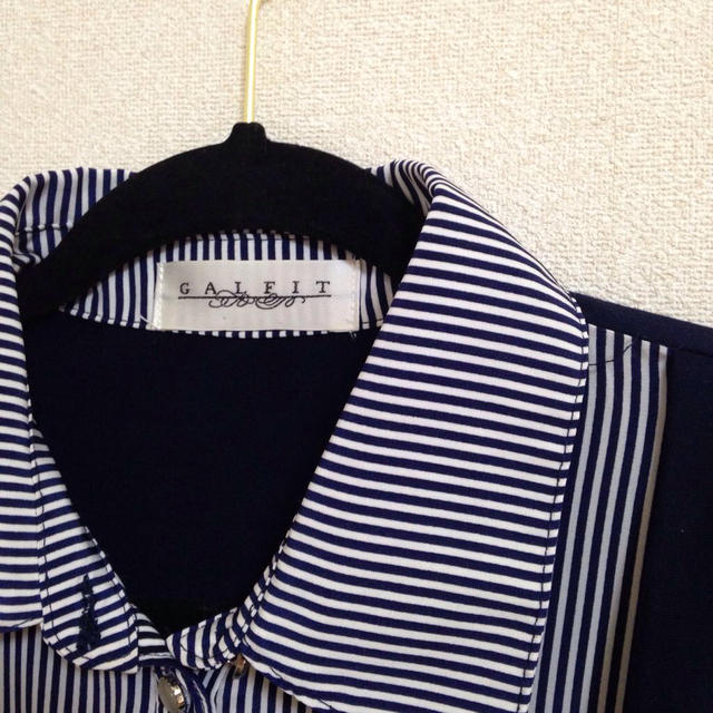 GAL FIT(ギャルフィット)のGALFIT♡シャツ一体トップス レディースのトップス(シャツ/ブラウス(半袖/袖なし))の商品写真
