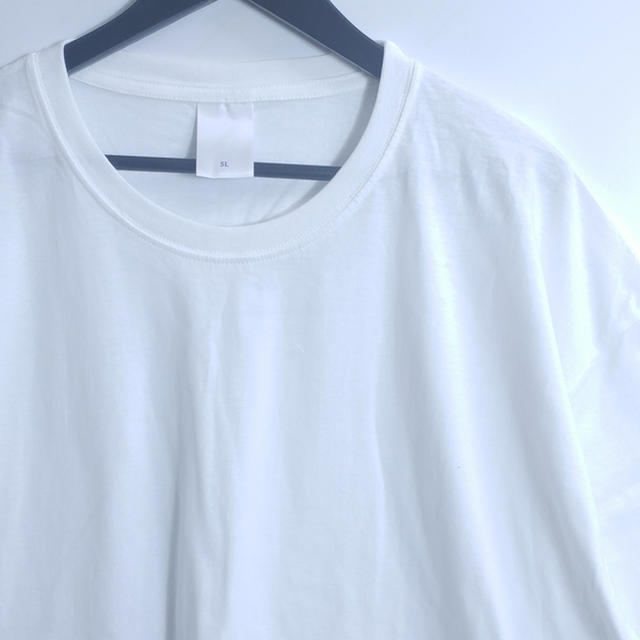 《新品》5Lビッグサイズ☆半袖Tシャツ☆白 ホワイト メンズのトップス(Tシャツ/カットソー(半袖/袖なし))の商品写真