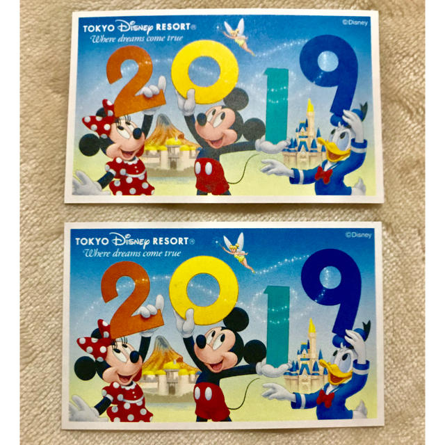 Disney - ディズニー ペアチケット 2019の通販 by kao's shop｜ディズニーならラクマ