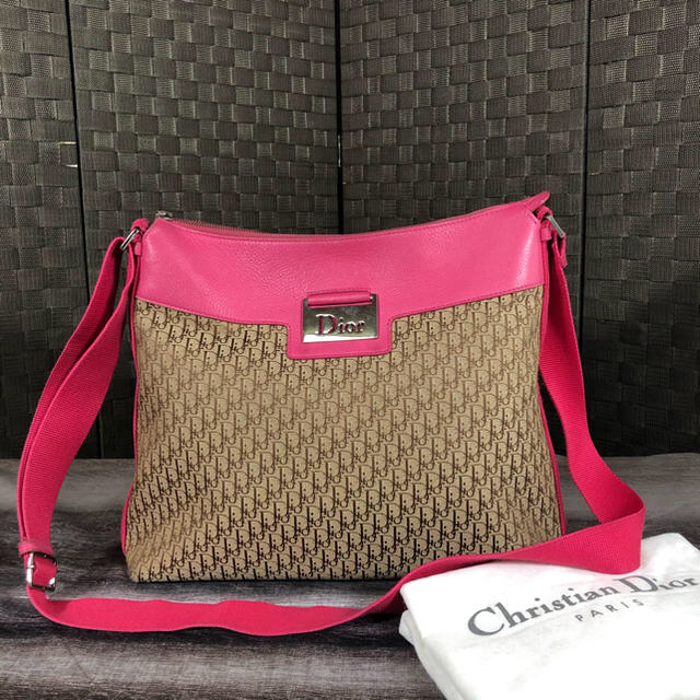 Dior トロッター ピンク ショルダーバッグ ディオール - ショルダーバッグ