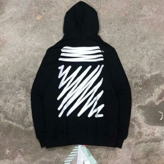 オフホワイト(OFF-WHITE)の
オフホワイト　メンズ　パーカー　　ウェット トレーナー　(パーカー)