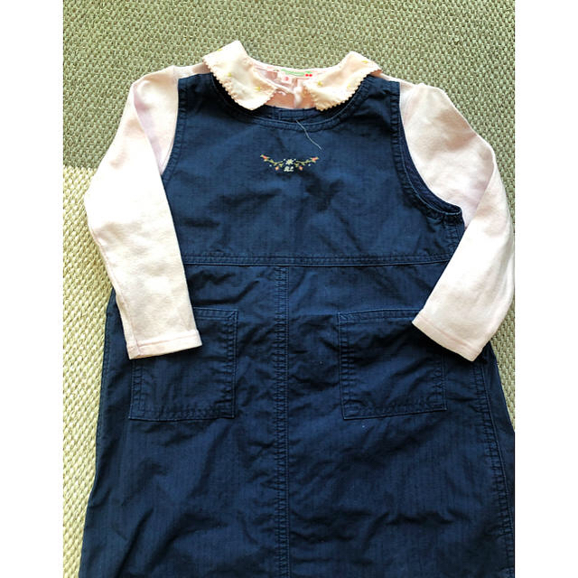 Ralph Lauren(ラルフローレン)のボンポワン　ラルフローレン ジャンパースカート　セット  キッズ/ベビー/マタニティのキッズ服女の子用(90cm~)(ワンピース)の商品写真