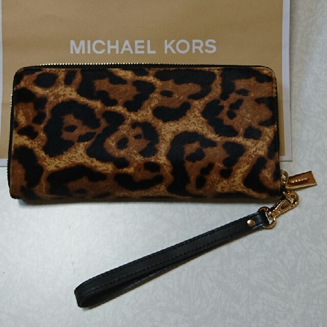 Michael Kors(マイケルコース)の☆マイケル・コース☆長財布 (レオパード) ヒョウ柄 レディースのファッション小物(財布)の商品写真