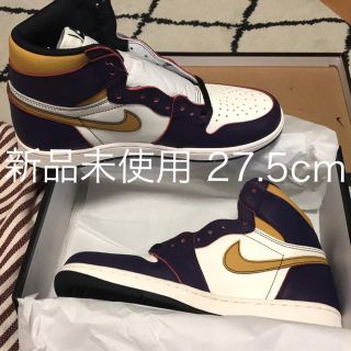 ナイキ(NIKE)のAIR JORDAN1 HIGH OG DEFIANT レイカーズ(スニーカー)