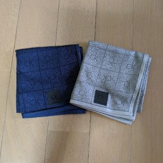 シーケーカルバンクライン(ck Calvin Klein)のCalvin Kleinカルバン・クライン　ハンカチ2枚セット新品(ハンカチ/ポケットチーフ)