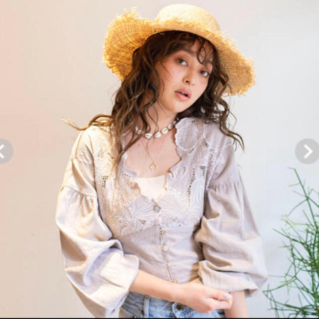 SeaRoomlynn(シールームリン)の2WAY EMBROIDERY ブラウス searoomlynn  レディースのトップス(シャツ/ブラウス(長袖/七分))の商品写真