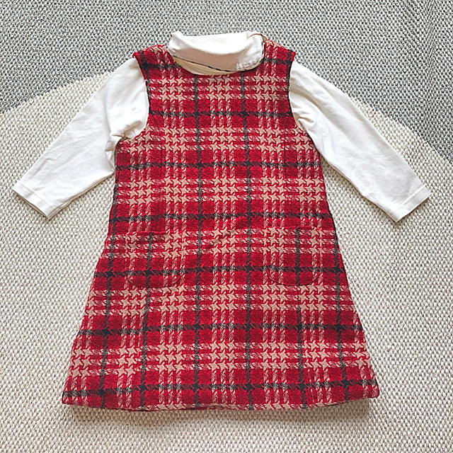 BURBERRY(バーバリー)の専用 バーバリー ジャンパースカート キッズ ベビー 子供 ワンピース キッズ/ベビー/マタニティのキッズ服女の子用(90cm~)(ワンピース)の商品写真