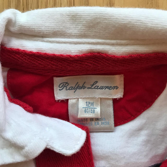 Ralph Lauren(ラルフローレン)のラルフローレン ベビーロンパース キッズ/ベビー/マタニティのベビー服(~85cm)(ロンパース)の商品写真