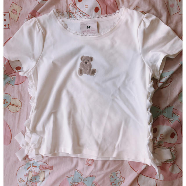 LODISPOTTO(ロディスポット)のゆうかりん様専用 LODISPOTTO クマちゃんTシャツ 良品 お買得 レディースのトップス(Tシャツ(半袖/袖なし))の商品写真