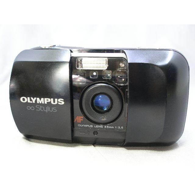 OLYMPUS(オリンパス)の[海外版名機シリーズ ]OLYMPUS ♾STYLUS 日本名”μ[mju:]” スマホ/家電/カメラのカメラ(フィルムカメラ)の商品写真