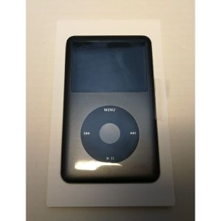 アップル(Apple)の第6世代 iPodclassic 120GB ブラックmb565j/aジャンク品(ポータブルプレーヤー)