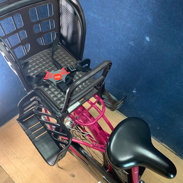 KC052☆電動自転車☆パナソニック Gyutto☆3人乗り☆大容量バッテリー ...