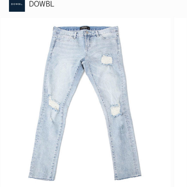 DOWBL(ダブル)のdowbl スキニーパンツ 最終価格 メンズのパンツ(デニム/ジーンズ)の商品写真