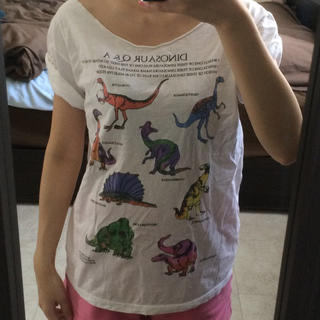 トップショップ(TOPSHOP)の恐竜Tシャツ(Tシャツ(半袖/袖なし))