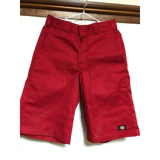 ディッキーズ(Dickies)のディッキーズ / カラーハーフパンツ / 中古 / 赤(ワークパンツ/カーゴパンツ)