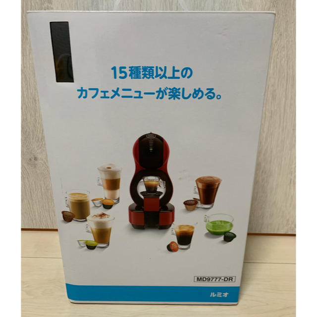 Nestle(ネスレ)のネスカフェ ドルチェ グスト ルミオ ダークレッド スマホ/家電/カメラの調理家電(エスプレッソマシン)の商品写真