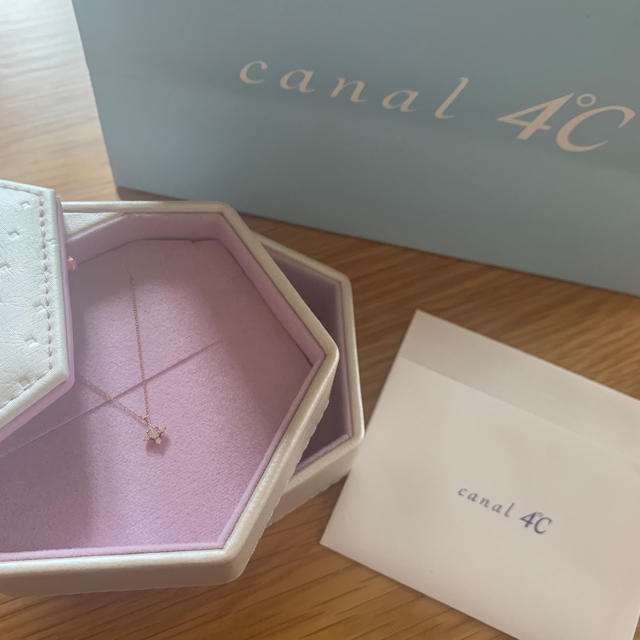 canal４℃(カナルヨンドシー)の【うにちゃん様専用】k10ピンクゴールドネックレス レディースのアクセサリー(ネックレス)の商品写真