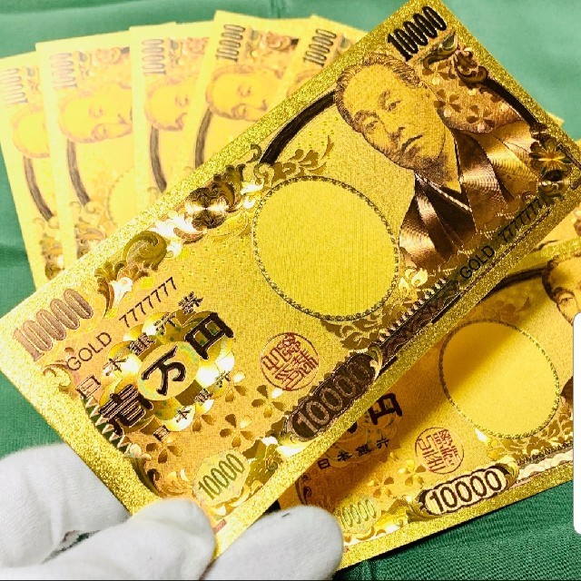 Ebay偽物,純金24k★1万円札3枚★最高品質★数量限定★金運・開運アップ★ブランド財布の通販byMOONBOW|ラクマ