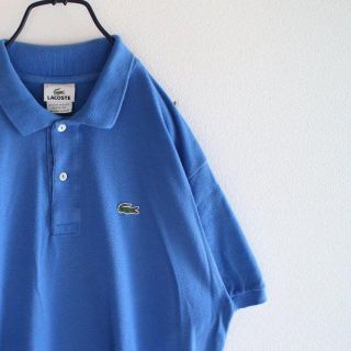 ラコステ(LACOSTE)のUS ラコステ 青 ワンポイント 定番 ポロシャツ 5(ポロシャツ)