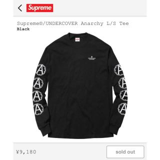 シュプリーム(Supreme)の新品 L Black Supreme / UNDERCOVER Anarchy(Tシャツ/カットソー(七分/長袖))