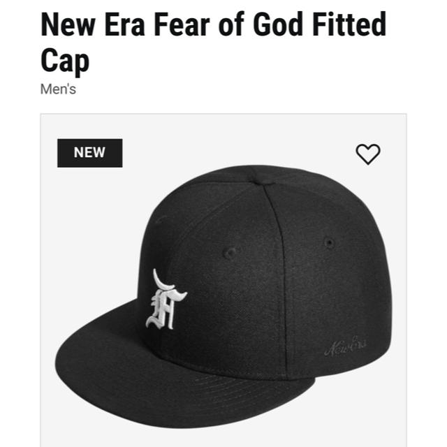 NEWERA▶︎カラーNEW ERA Fear Of God Essentials Cap