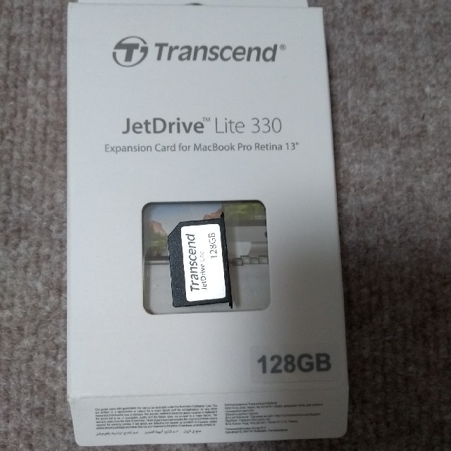 Transcend(トランセンド)のJetDrive Lite 330 128GB SD スマホ/家電/カメラのPC/タブレット(PC周辺機器)の商品写真