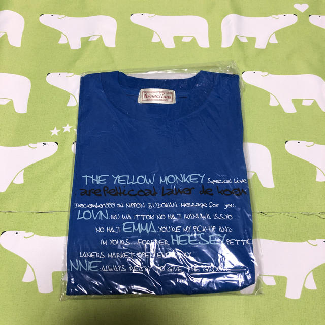 THE  YELLOW  MONKEY ファンクラブ限定ライブTシャツ イエモン エンタメ/ホビーのタレントグッズ(ミュージシャン)の商品写真