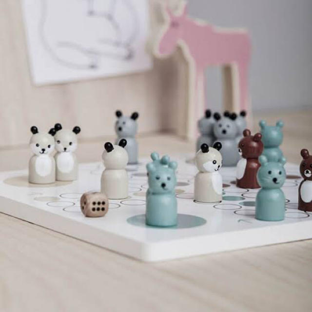 Bonpoint(ボンポワン)の新品 kids Concept キッズコンセプト LUDO GAME キッズ/ベビー/マタニティのおもちゃ(知育玩具)の商品写真
