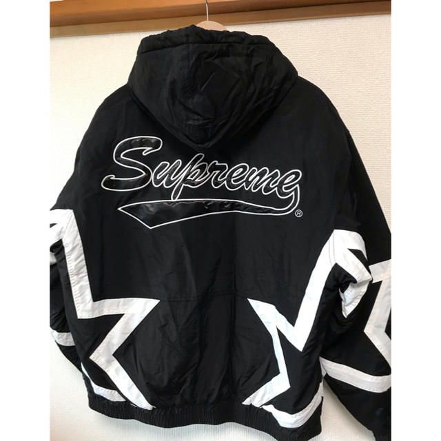 supreme puffy jacket 黒 M