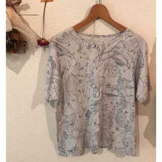 JURGEN LEHLヨーガンレール インディゴ 総絞りトップスSize M